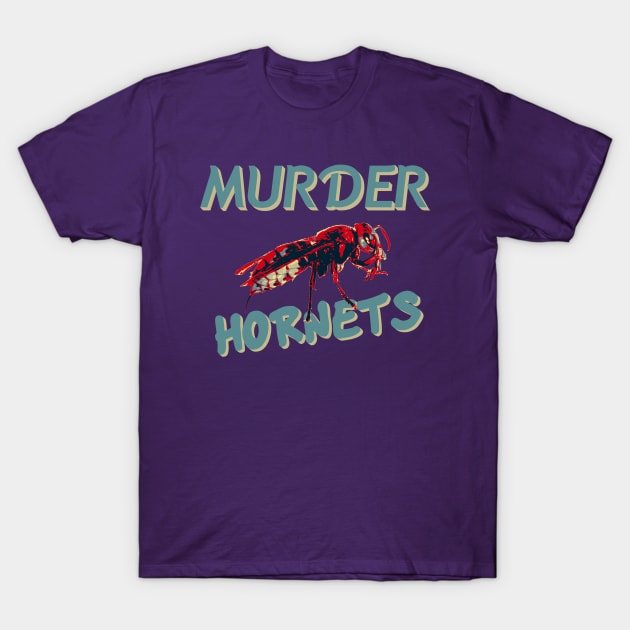 Murder Hornets Asian Giant Hornets T-Shirt by CharJens